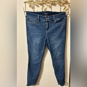 Torrid Dark Blue Skinny Jeans